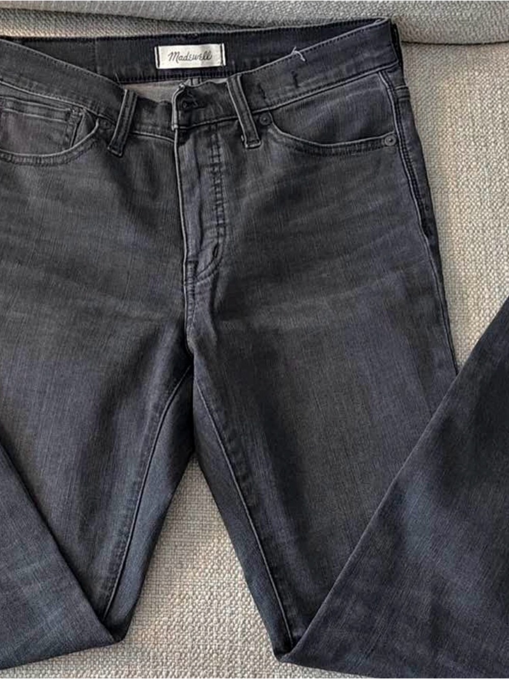 Madewell Women's Skinny Jeans in Washed Black